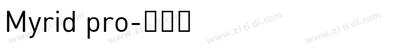 Myrid pro字体转换